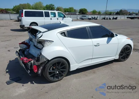 2015 Hyundai Veloster Turbo from USA, damaged, VIN KMHTC6AE4FU232132
